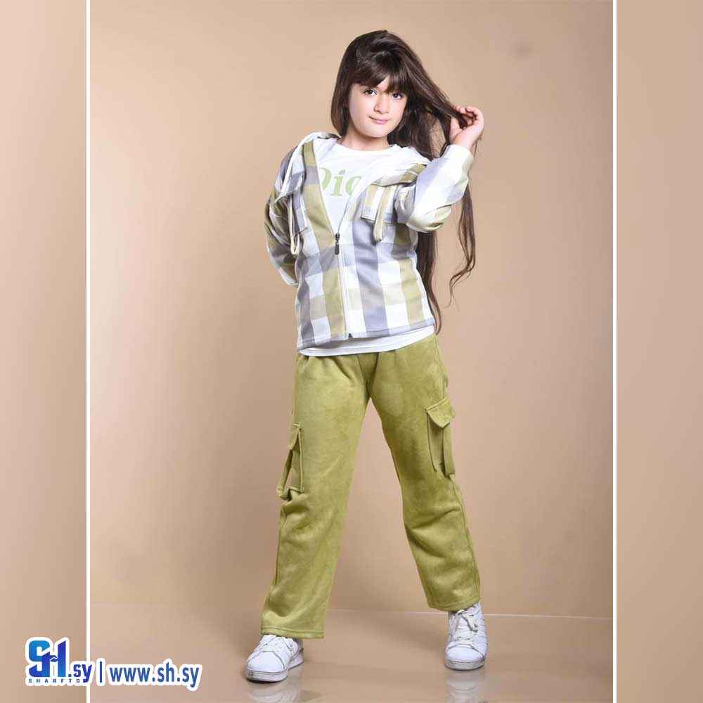 بيجامة بناتي موديل 1123 (بي بي M H)