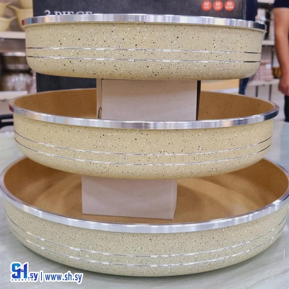 طقم صواني غرانيت (العرفان للادوات المنزلية)