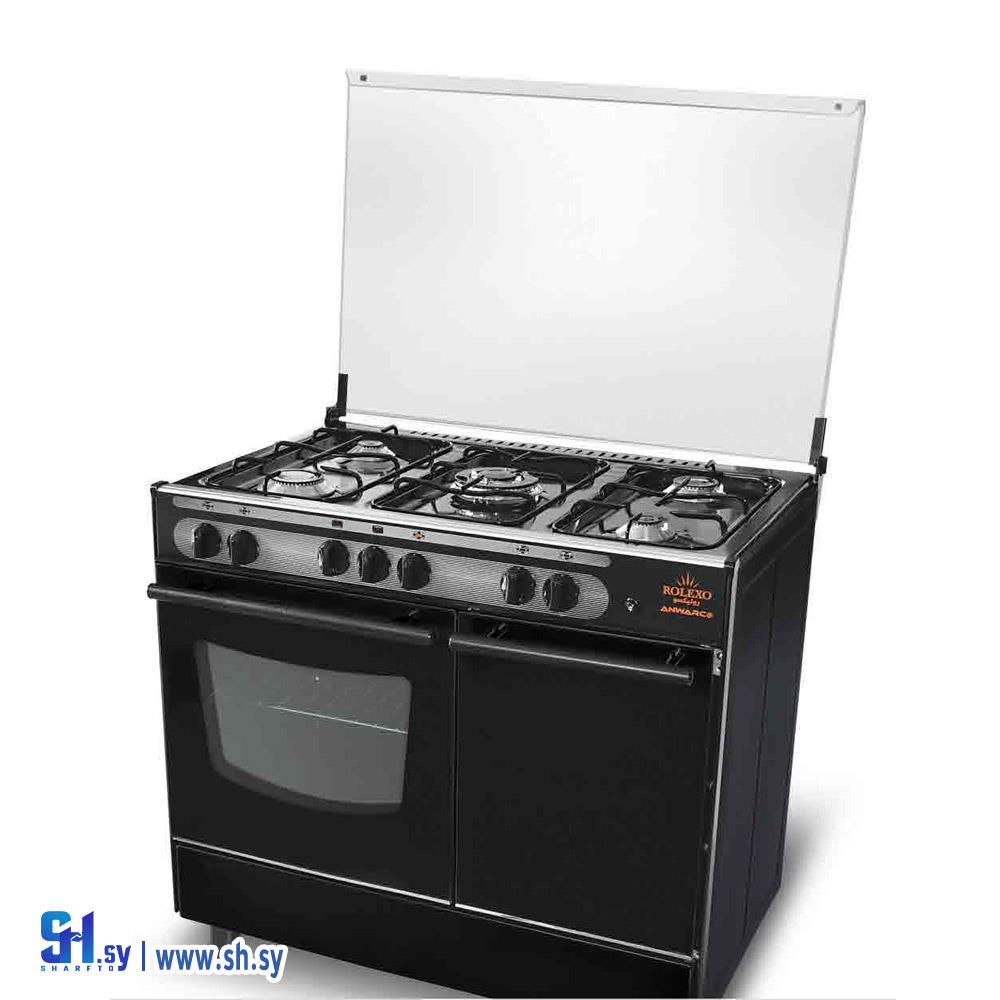 فرن غاز اسود رؤوس المنيوم RO510B(مجموعة نبراس التجارية)