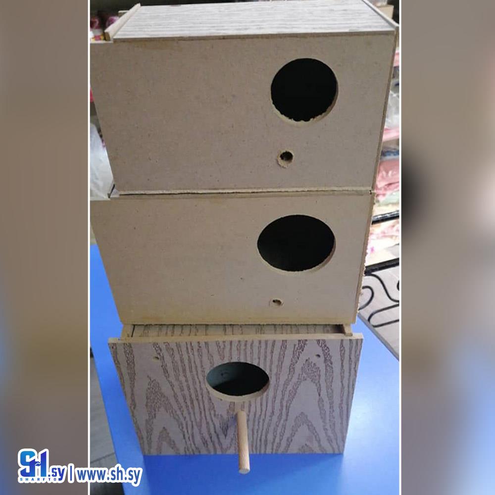 بيت عصافير خشبي (ركن الطيور)
