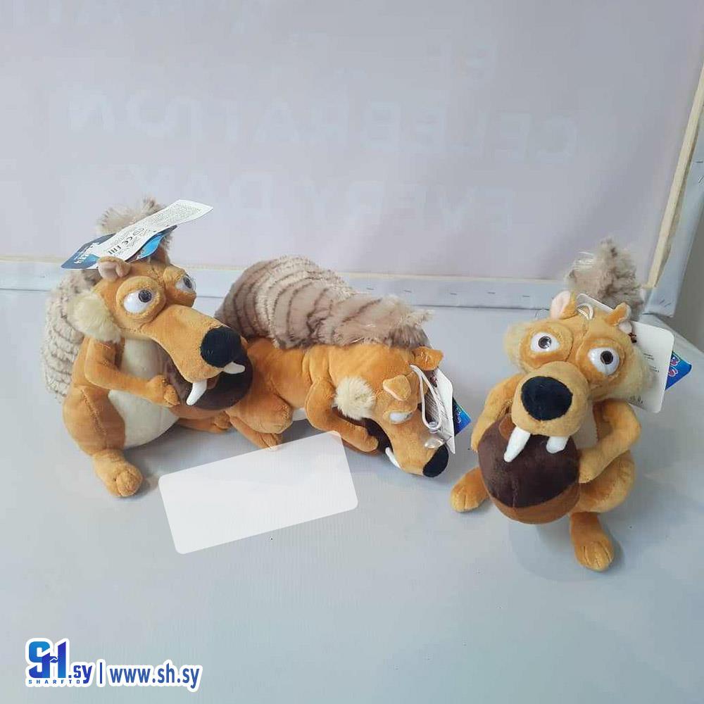 دمية حيوان على شكل سنجاب محشو على شكل سنجاب (Baby sham)