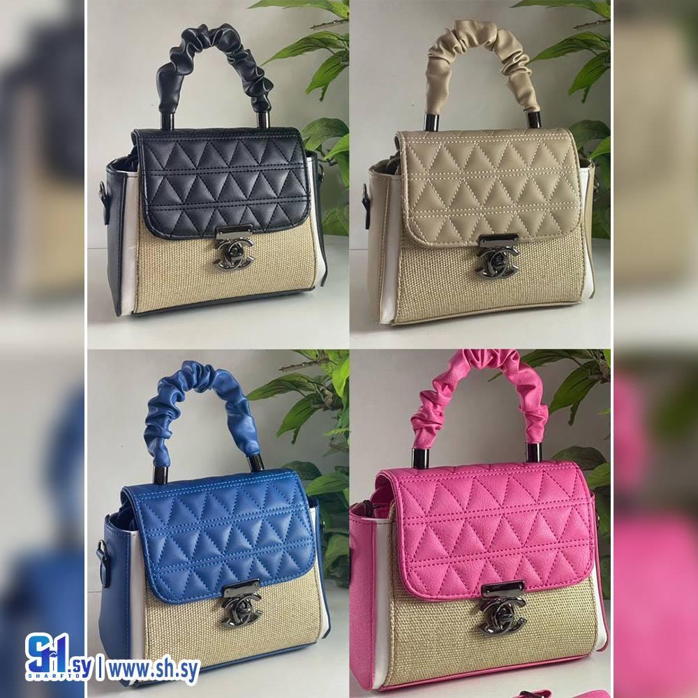 حقيبة يد نسائية جلد منجد (ديباج)