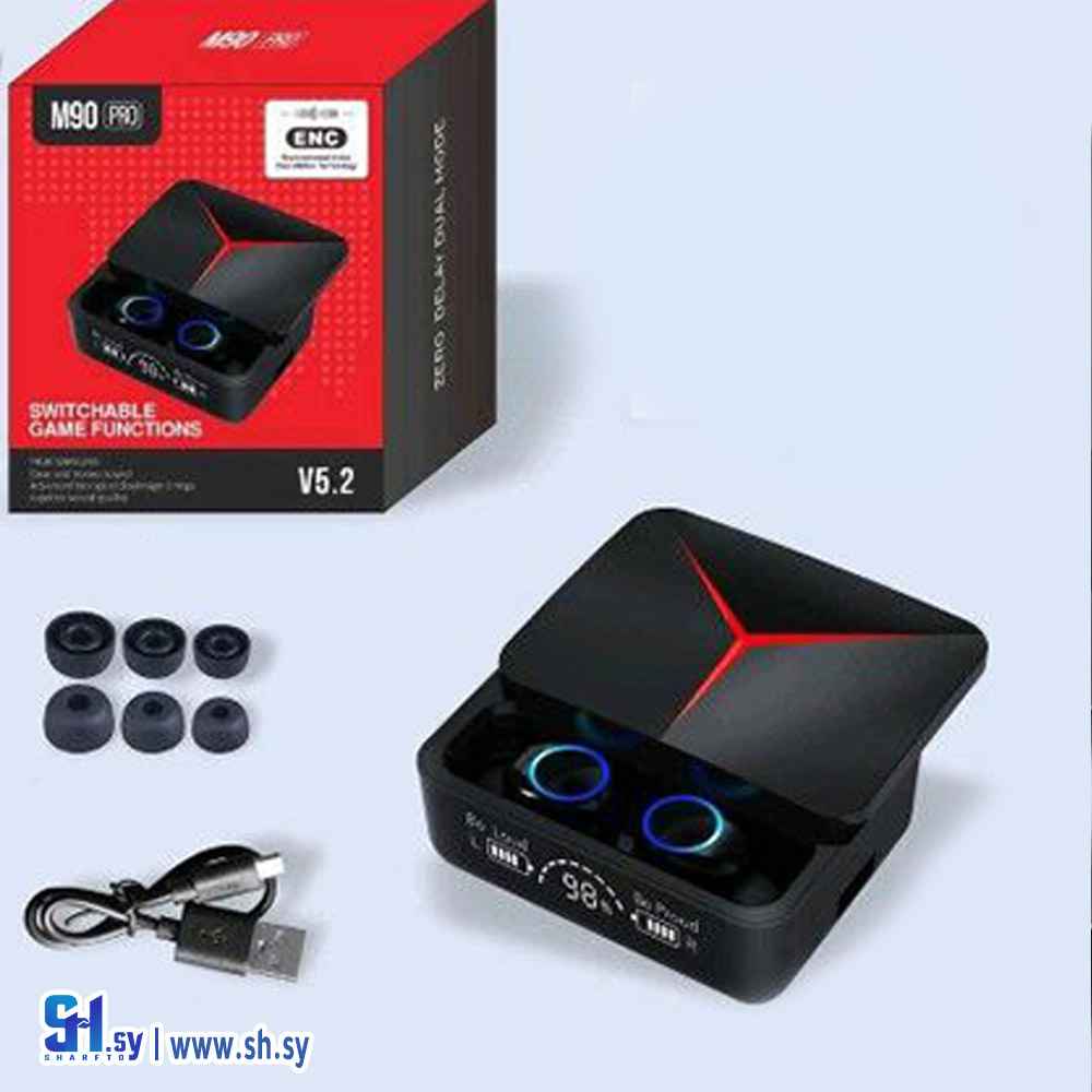سماعات بلوتوث M90 PRO (نديم تل)