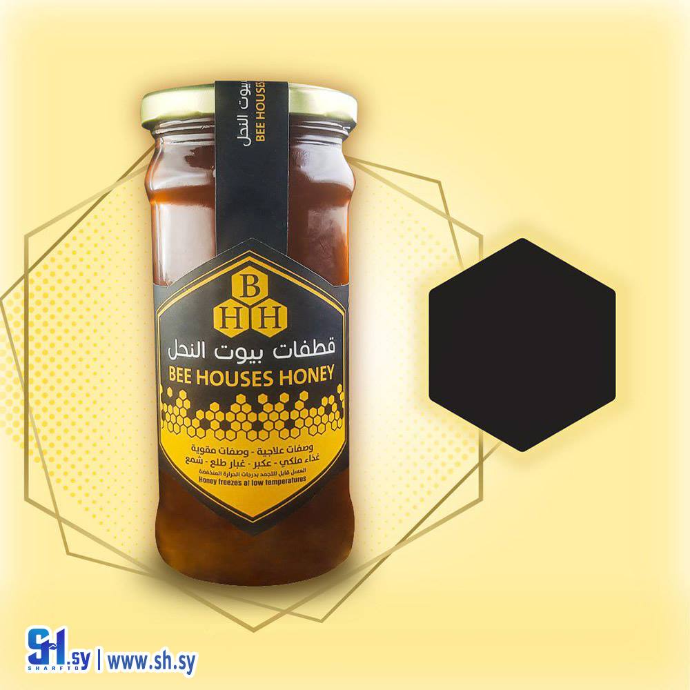 عسل بالمكسرات 500غ (قطفات بيوت النحل)