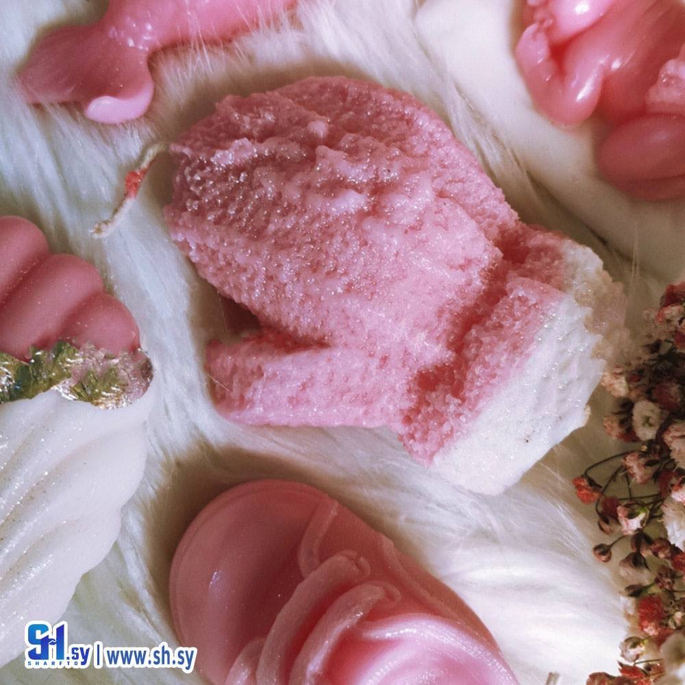 شمع معطر كف بيبي  (LAVENDER CANDLES)