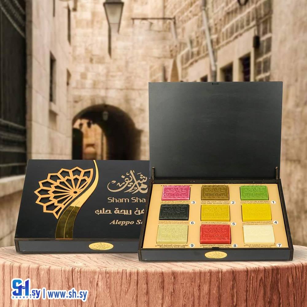 صابون أرابيسك 9 قطع (دقة قديمة حماة)