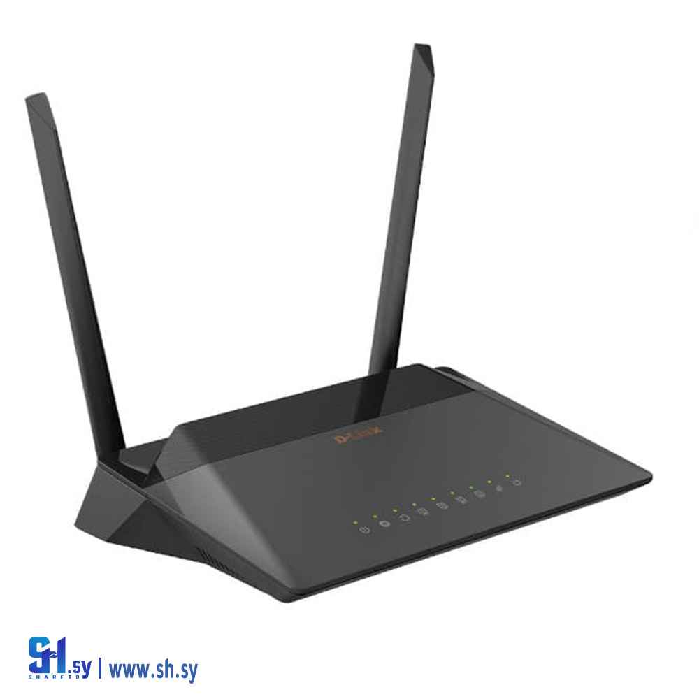 راوتر لاسلكي بموديم VDSL مزدوج النطاق AC1200، ‏DSL-245GE، من دي-لينك، أسود (مركز البحصة)