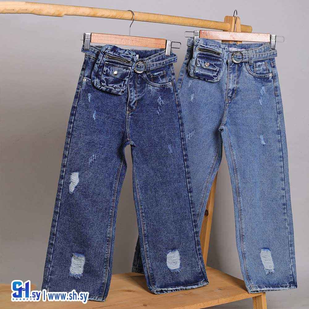 بنطال جينز بناتي موديل 141 (كوكي كيدز)