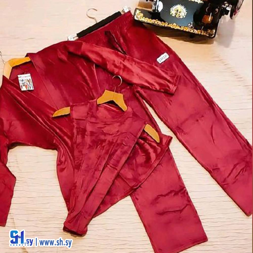 طقم مخمل نسائي (انابيلا ستايل)