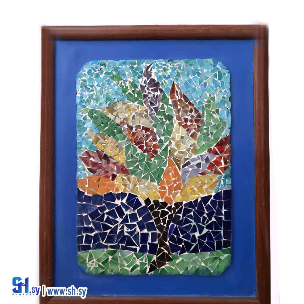 لوحة شجرة بشكل تجريدي  (نجوى الشريف)