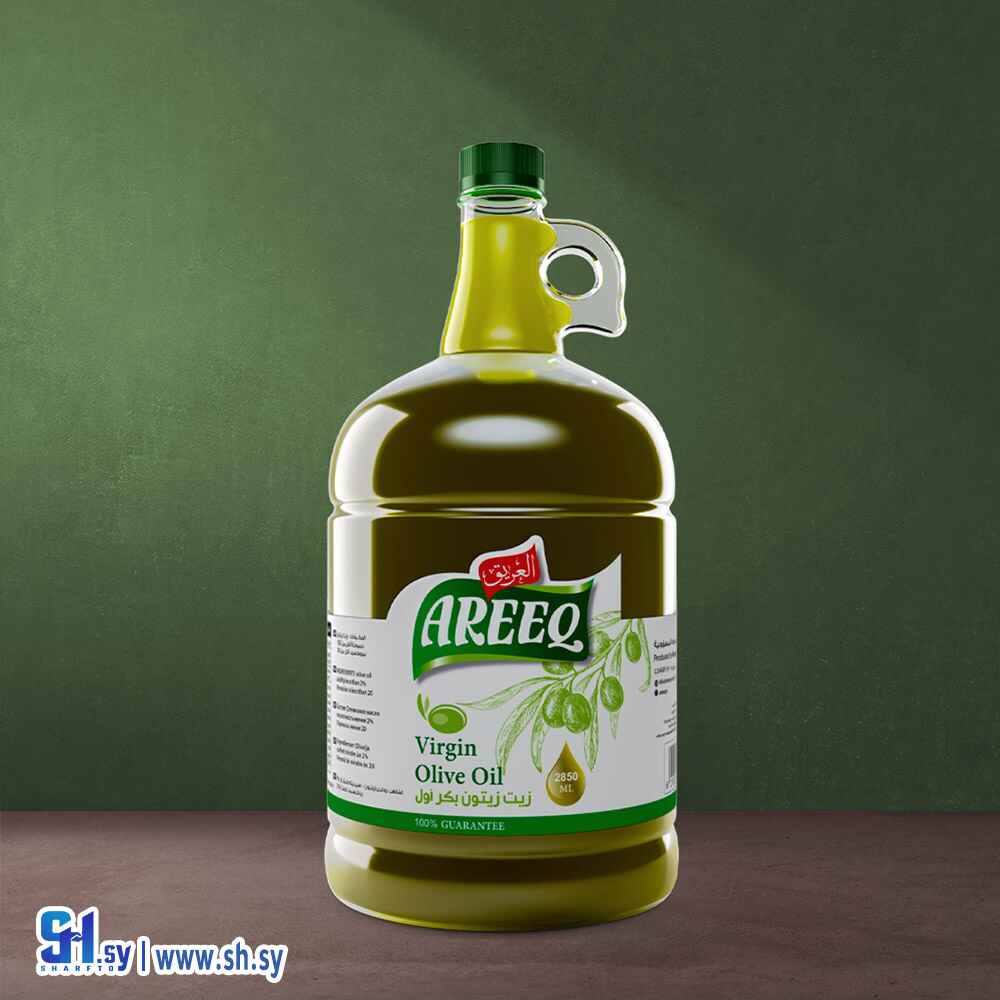 زيت زيتون بكر أول 2850مل عبوة زجاج (العريق)