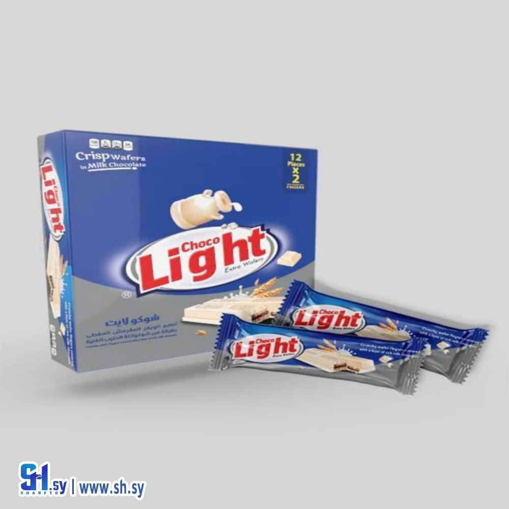 بسكويت شوكو لايت بالشوكولا الحليب (chello)