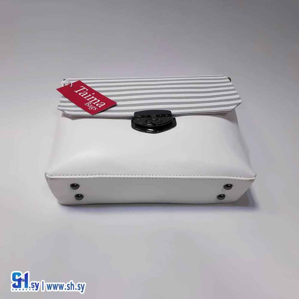 حقيبة كروس بودي نسائية مخططة  (حقائب تيما)