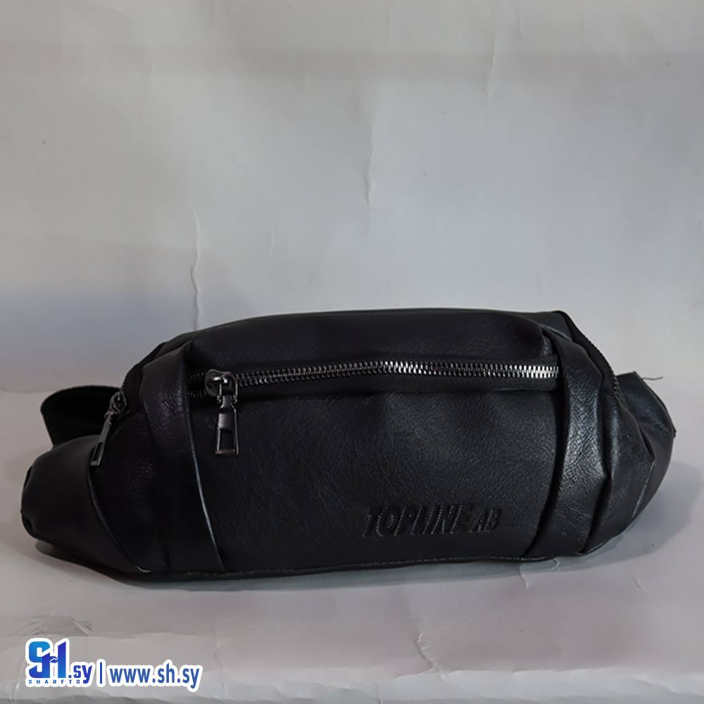 حقيبة خصر رجالية 3 سحابات مبطنة بالكامل (أكرم)