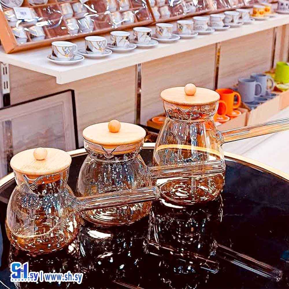 طقم ركوة قهوة كرستال (بيتنا للأدوات المنزلية)