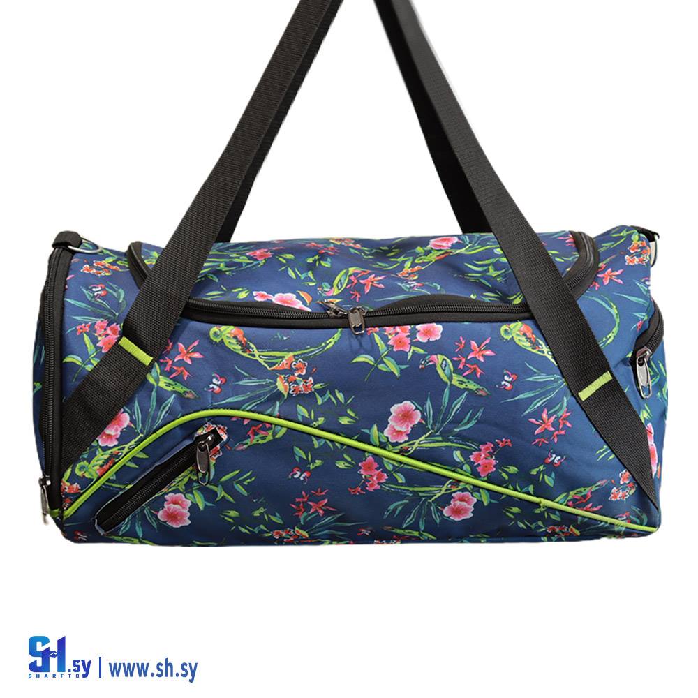 حقيبة سفر بوفاية موردة قبضة يد مقاس صغير (أكرم)