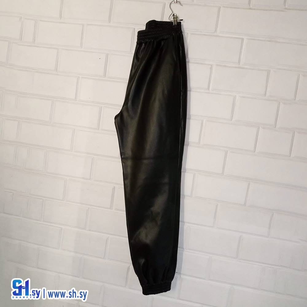 بنطال جلد مع زمة (Sovana)