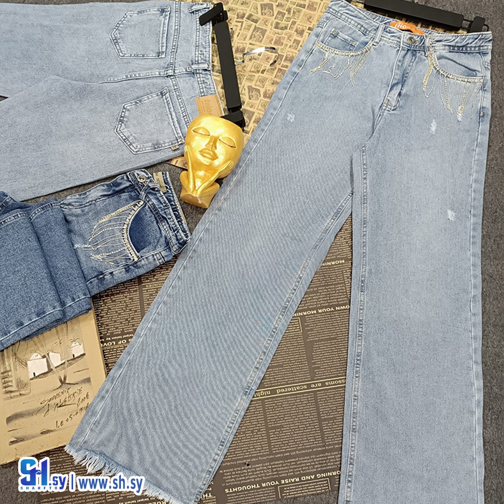 بنطال جينز نسائي موديل 1601 (A.D fashion store)