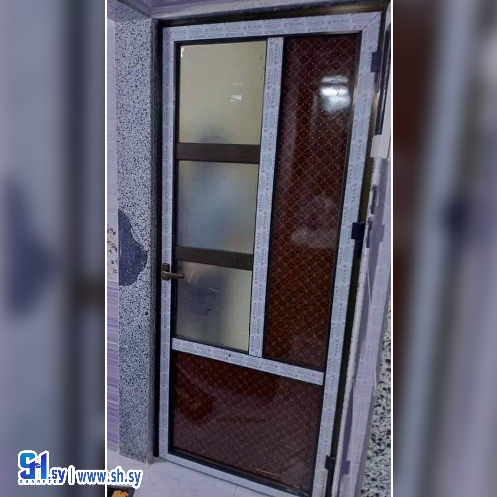 أبواب حمامات ألمنيوم (الوسام للألمنيوم والمطابخ والديكورات)