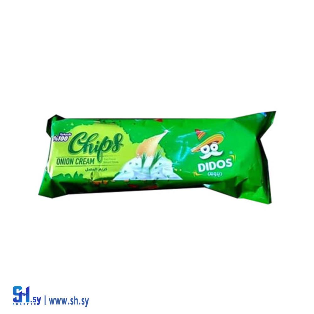 شيبس بنكهة كريمة البصل (ديدوس)