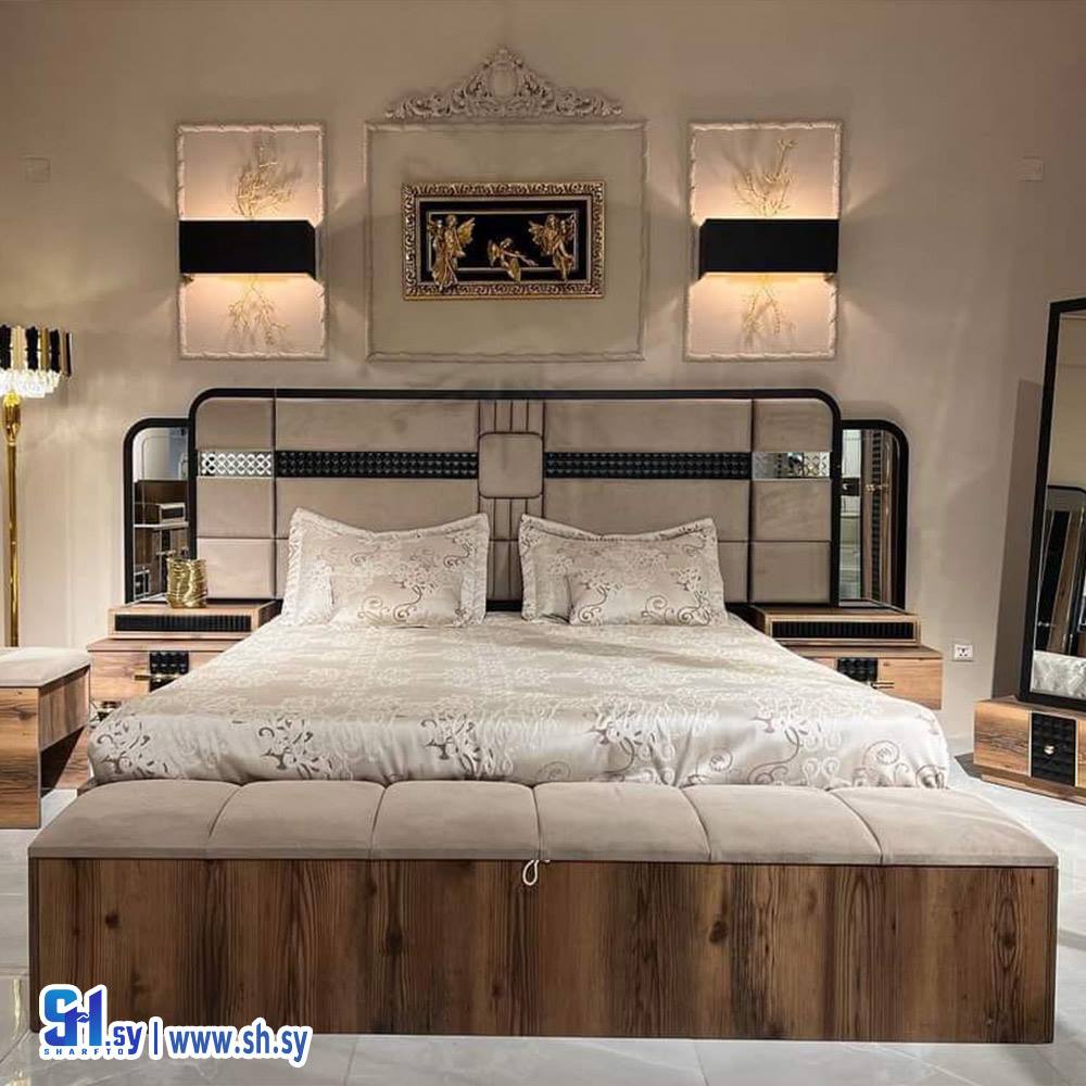غرفة نوم ملكية موديل 8 (مفروشات ابو ادم)