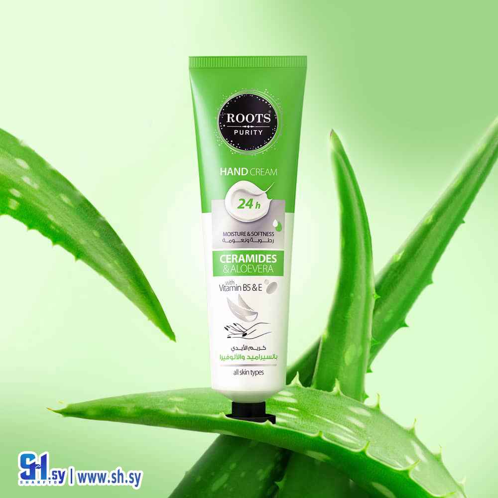 كريم الأيدي بخلاصة السيراميد والألوفيرا (Roots Purity)