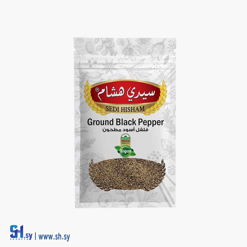 فلفل اسود مطحون ظرف نايلون زيبر 20 غ (سيدي هشام)