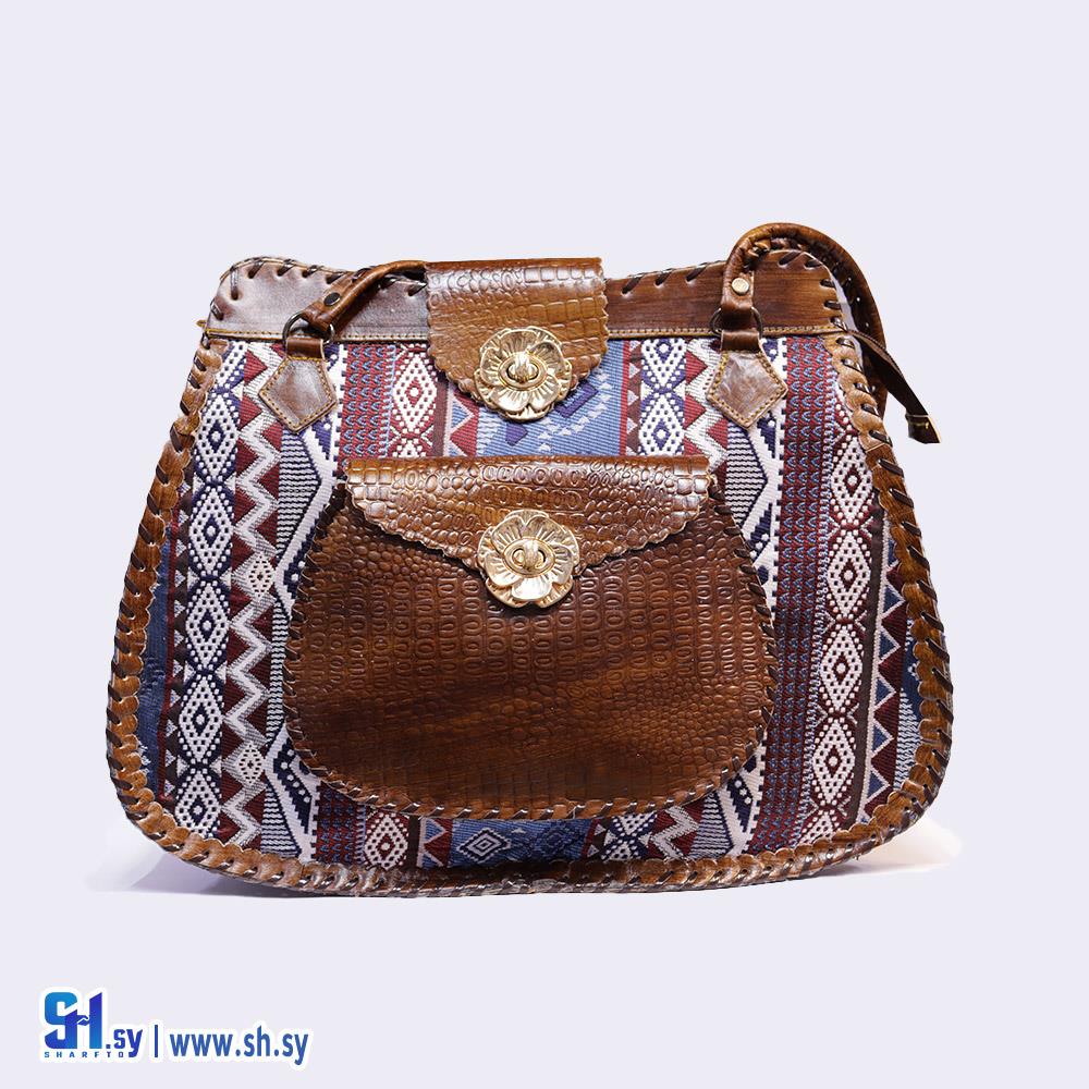 حقيبة كتف نسائية موديل البف (الجابي للجلديات الشرقية)