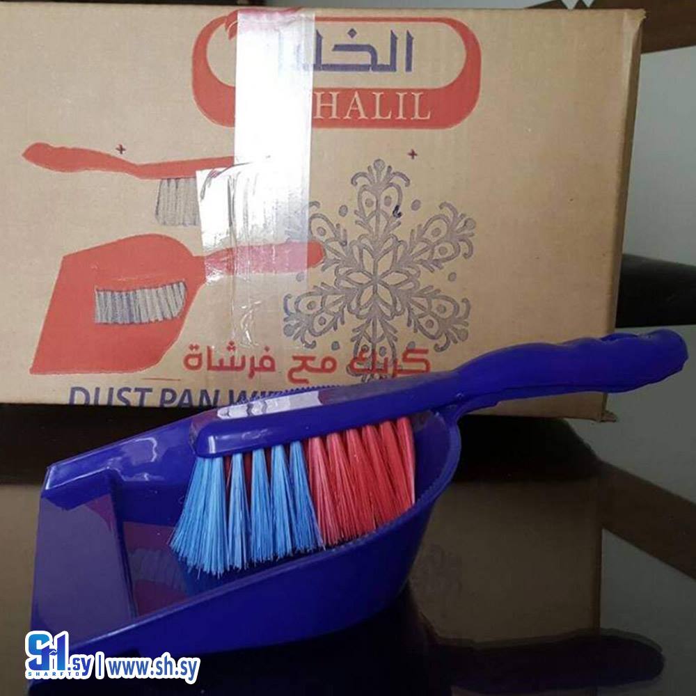 كريك بلاستيكي مع فرشاة صغيرة (الخليل للصناعات البلاستيكية)