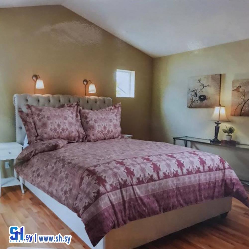 شرشف فاين قطن مجوز ومفرد (زهرة دبي دمشق)