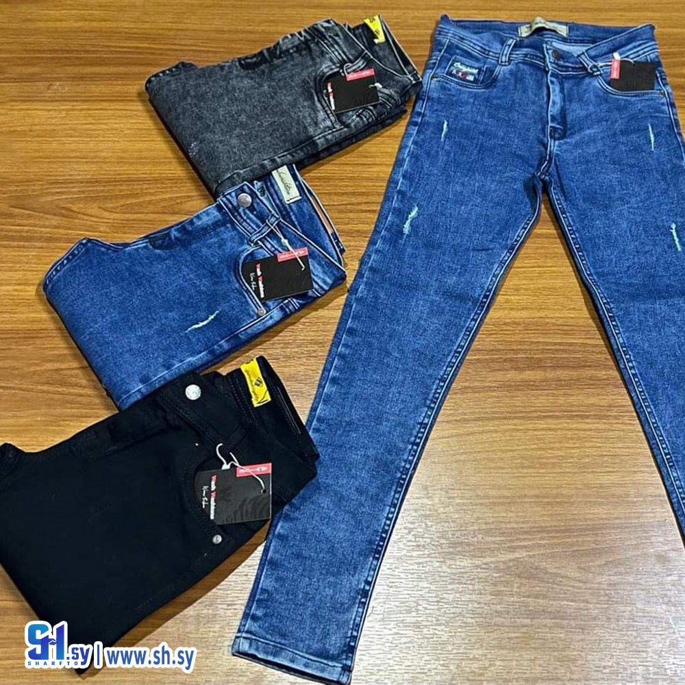 بنطال جينز رجالي موديل 206 (Anis fashion)