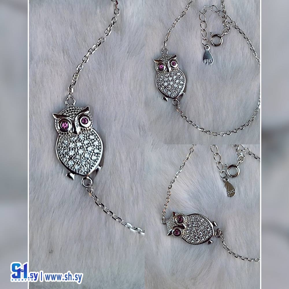 بلاك نسائي فضة بل الكامل موديل البومة (الذهب العتيق)