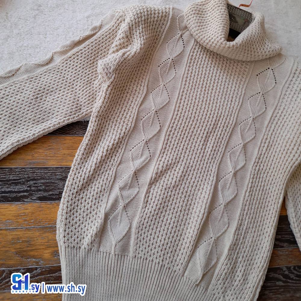 كنزة نسائي موديل جدايل (ملبوسات حمودة)