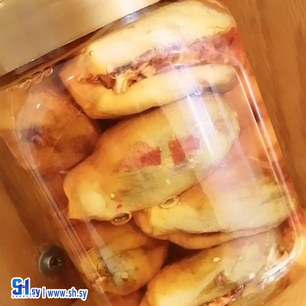 مكدوس باذنجان (مونة ستي)