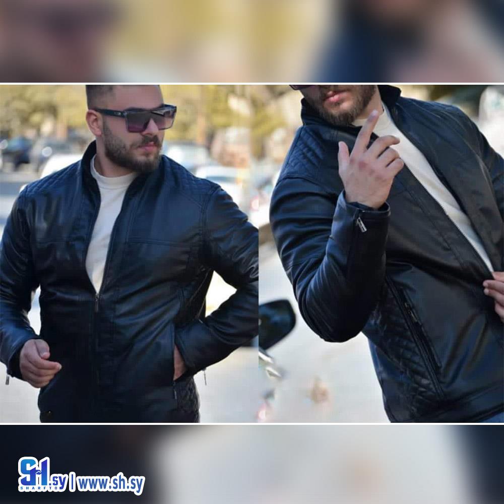 جاكيت جلد رجالي 1200 (مجموعة الزيتوني التجارية)