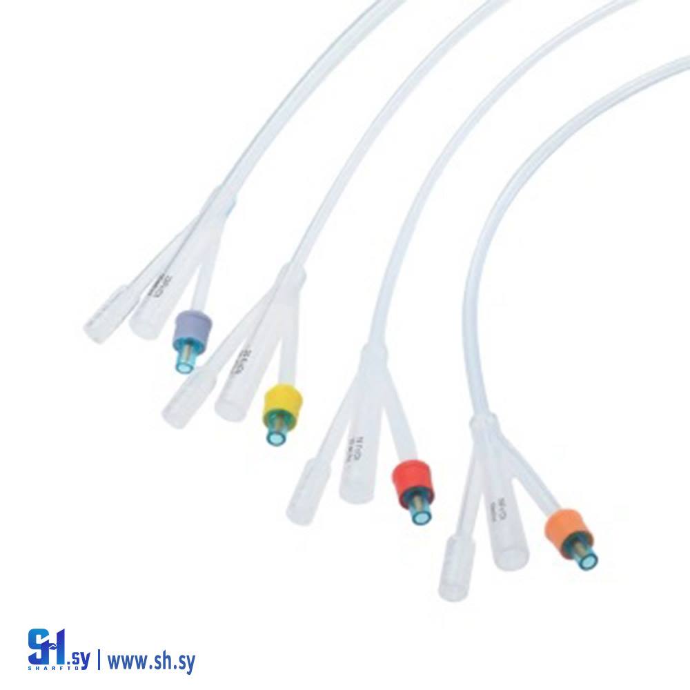 قثطرة فولي سيليكون ثلاثي (شركة داماسكو للأجهزة الطبية)