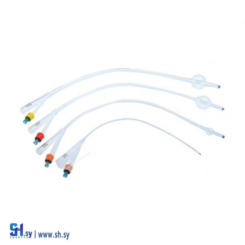 قثطرة فولي سيليكون ثنائي (شركة داماسكو للأجهزة الطبية)