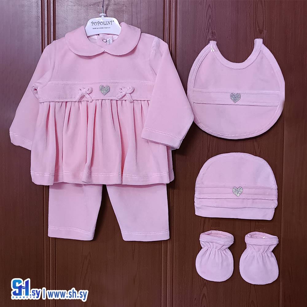 طقم بناتي شتوي  بي بي 1(Popolini)
