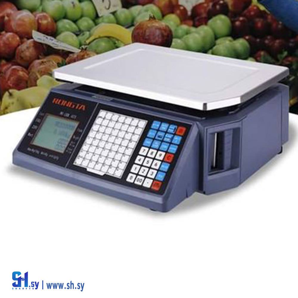 الميزان الإلكتروني مع وحدة طباعة الباركود RLS1000B (مؤسسة صادق حسن للتجارة)