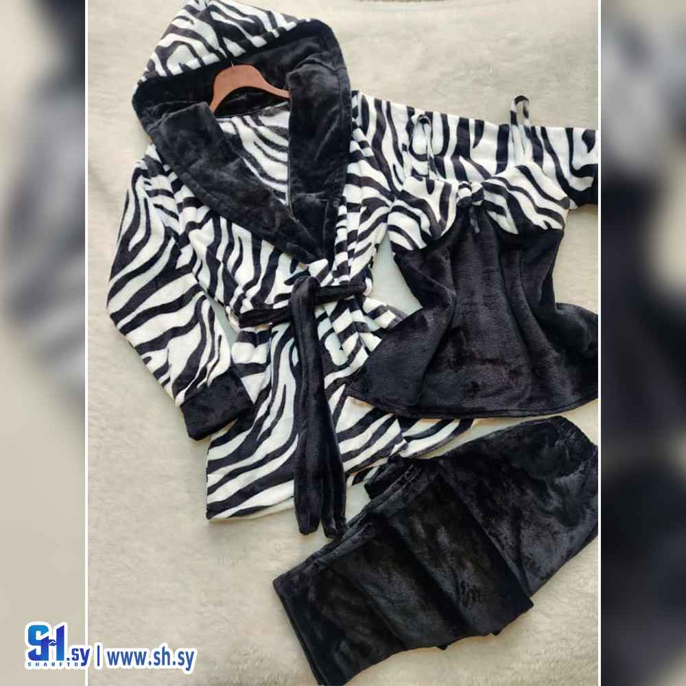 بيجامة 3 قطع موهير (Girly Lingerie)