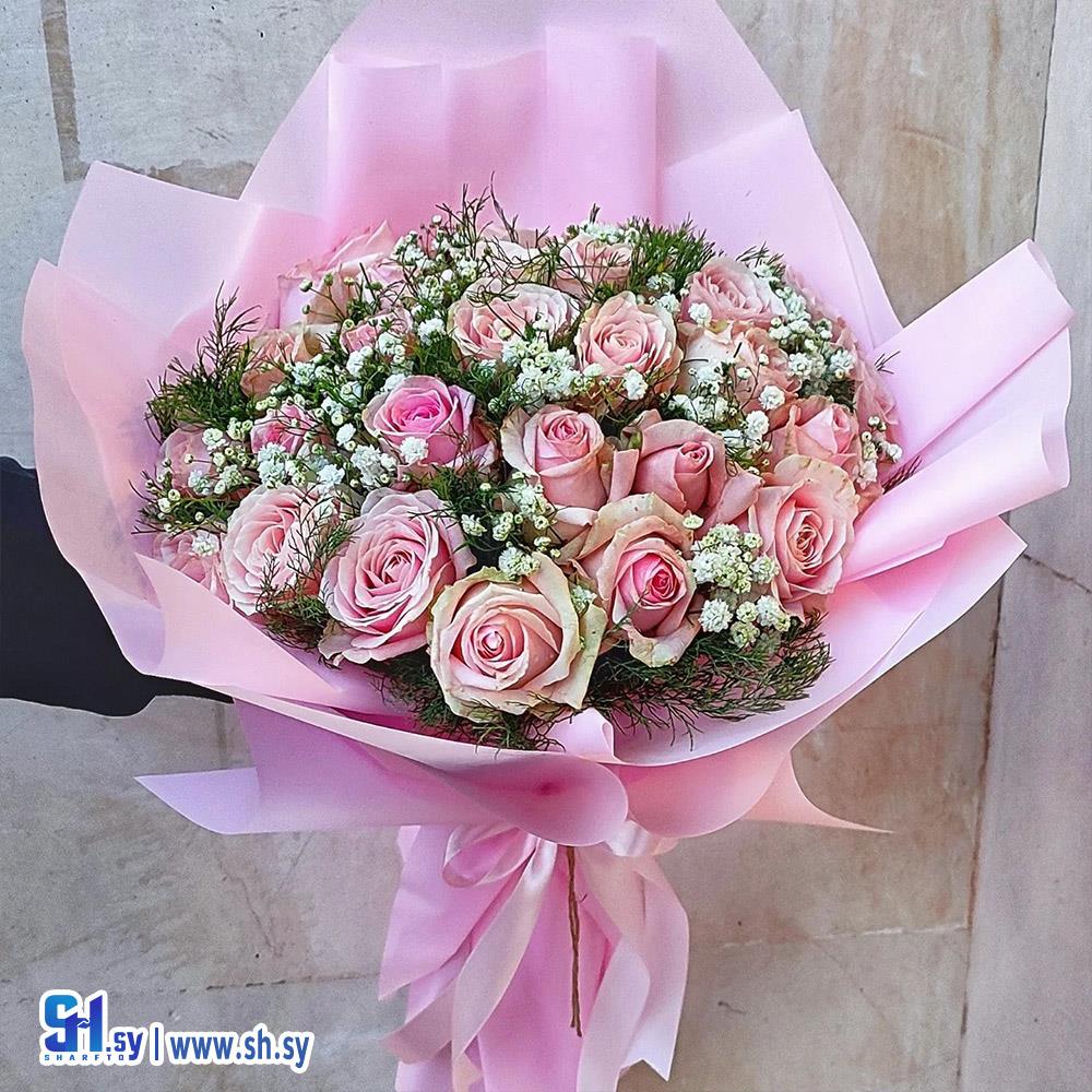 تزيين باقات ورد(Moon rose)