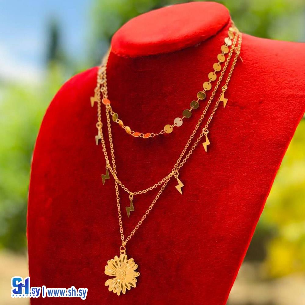 قلادة نسائي طبقات 15 (دهب بوتيك)