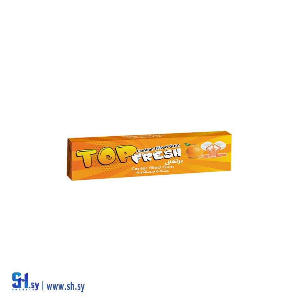 علكة توب فريش برتقال (زاهي)