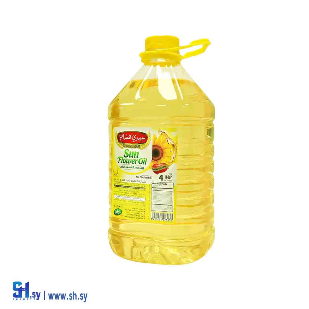 زيت دوار الشمس 4 لتر (سيدي هشام)