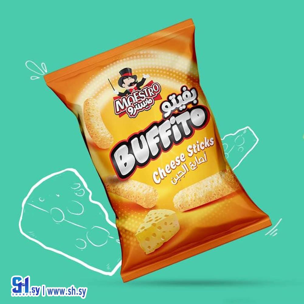 شيبس بفيتو أصابع  بنكهة جبنة الشيدر (مايسترو شيبس)