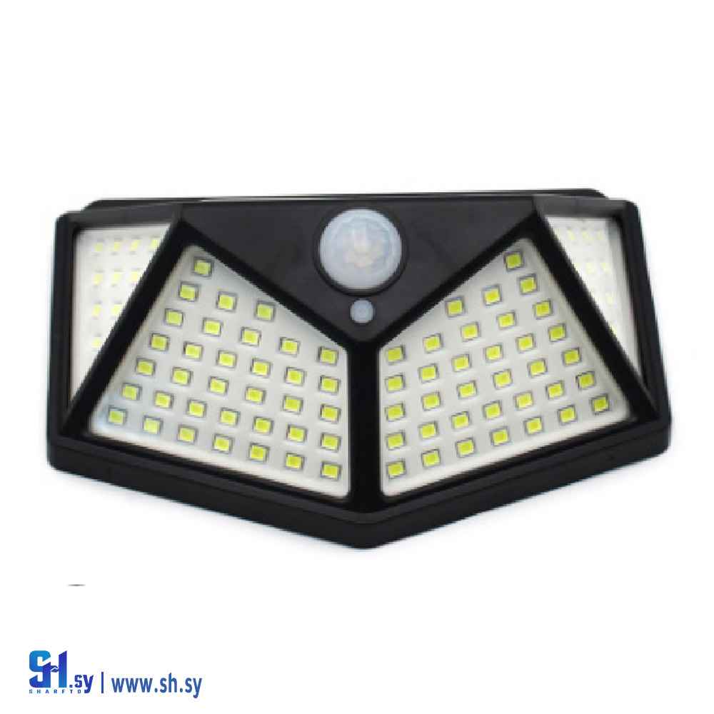 كشاف طاقة شمسية شكل مثلث ٢٧٠ درجة(max solar)