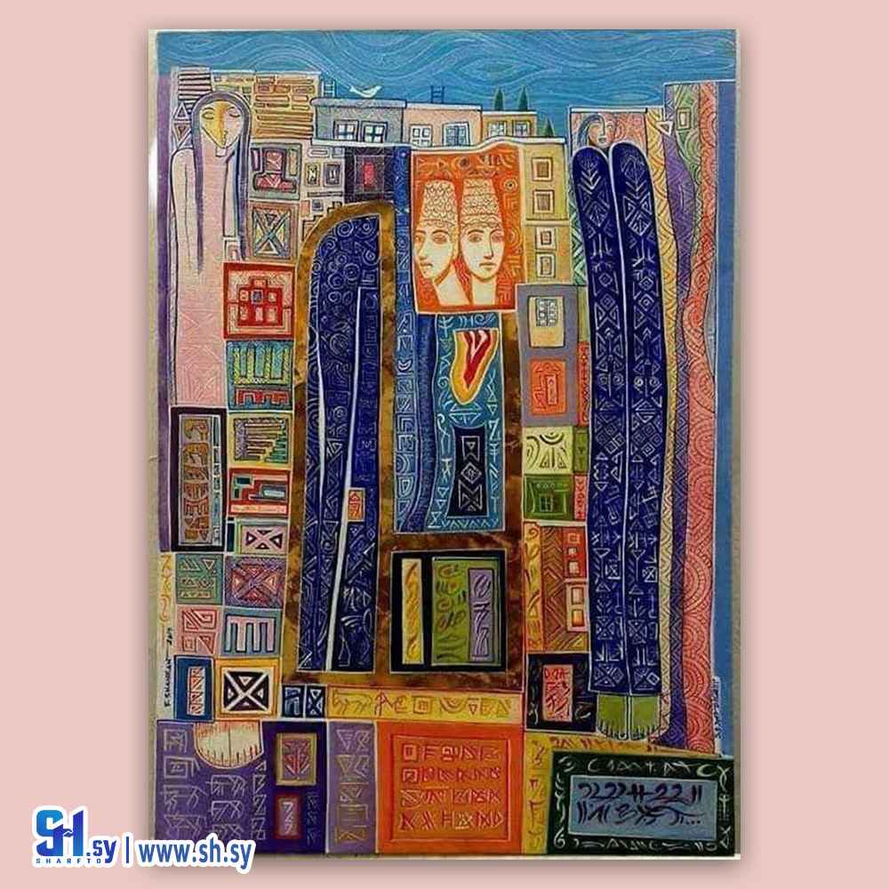 رسمة إكرليك على قماش 20 (AlFredo Shankan)