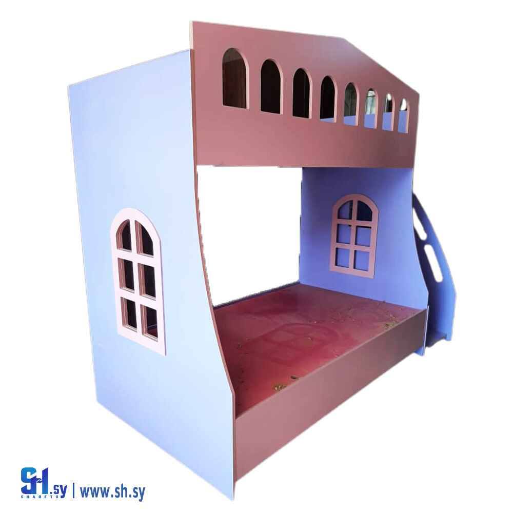 تخت طابقين مع دروج(مفروشات منار العصرية)