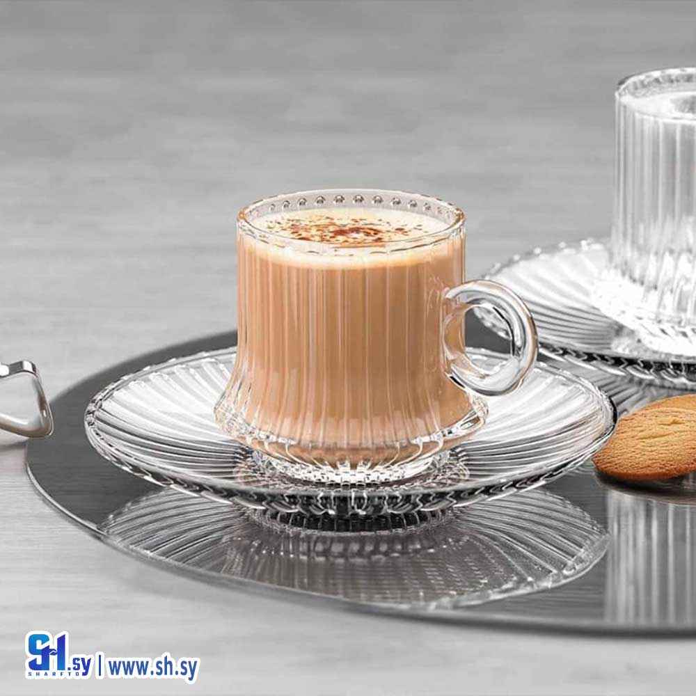 طقم فناجين تركي (كريستال)