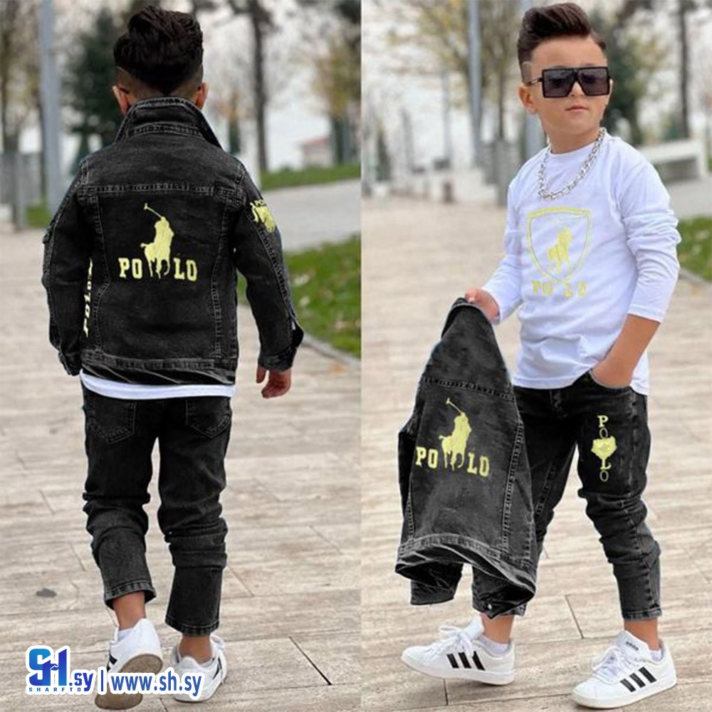 طقم صبياني جينز (ملبوسات مخللاتي)